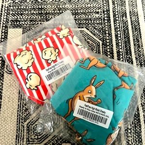 2 pair MeUndies Feel Free High Waist Cheeky XXL Popcorn and Kangaroo